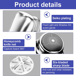 Mini-Shave Portable Electric Shaver - Compact, Fast Charging, Waterproof