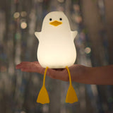 Cute Duck Glow Night Lamp – Cute LED Bedside Light with Flexible Feet