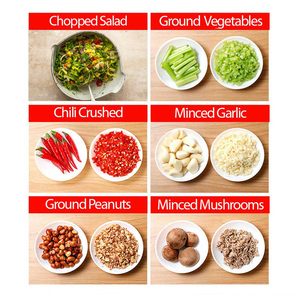 Up Down Hand Pressure Vegetable Chopper Steel Bowl 2.Liter